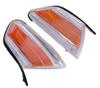 Front Corner Lenses and Right for Toyota and Mark Custom Parts (Left Set) JZX100, GX100, II, (Orange Lenses)