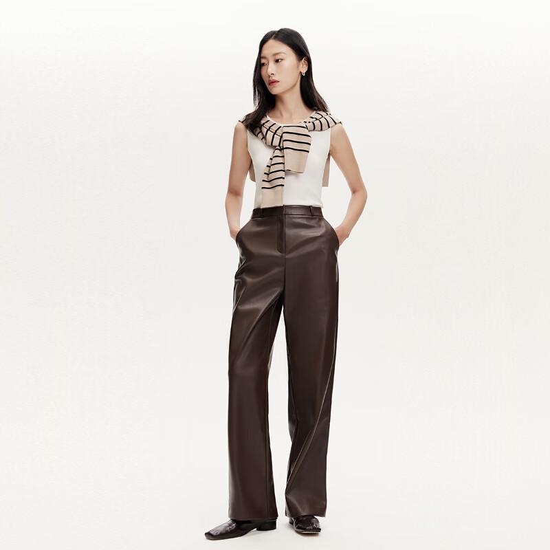 

VEROMODA Women s Straight-Leg PU Fringe Jeans 3243PL014 S