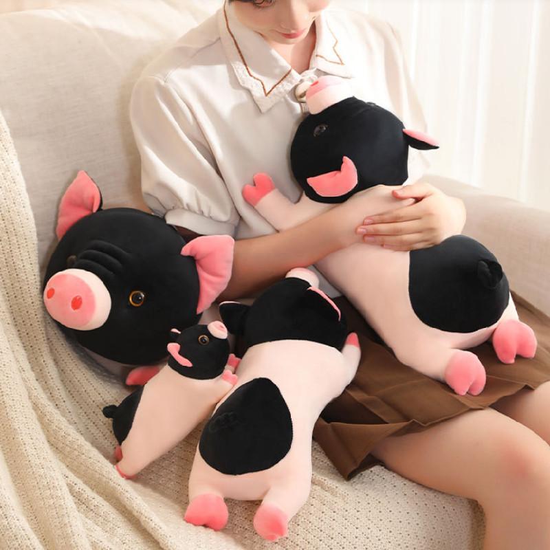 Adorable Cartoon Animal Plush Pig Pillow Soft Toy Perfect For Kids Birthday Gift