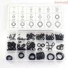 225/265Pcs Sealing Elastic Band Rubber O Ring Set Gaskets Seal Nitrile Rubber Bands High Pressure O-Rings Repair Kit