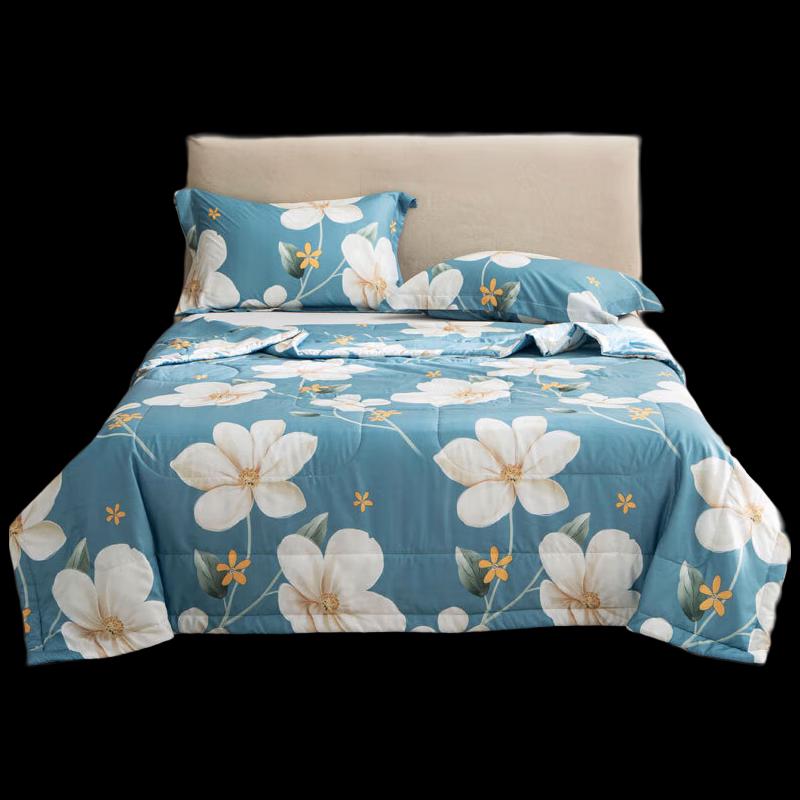 Hengyuanxiang Soft Floral Summer Quilt
