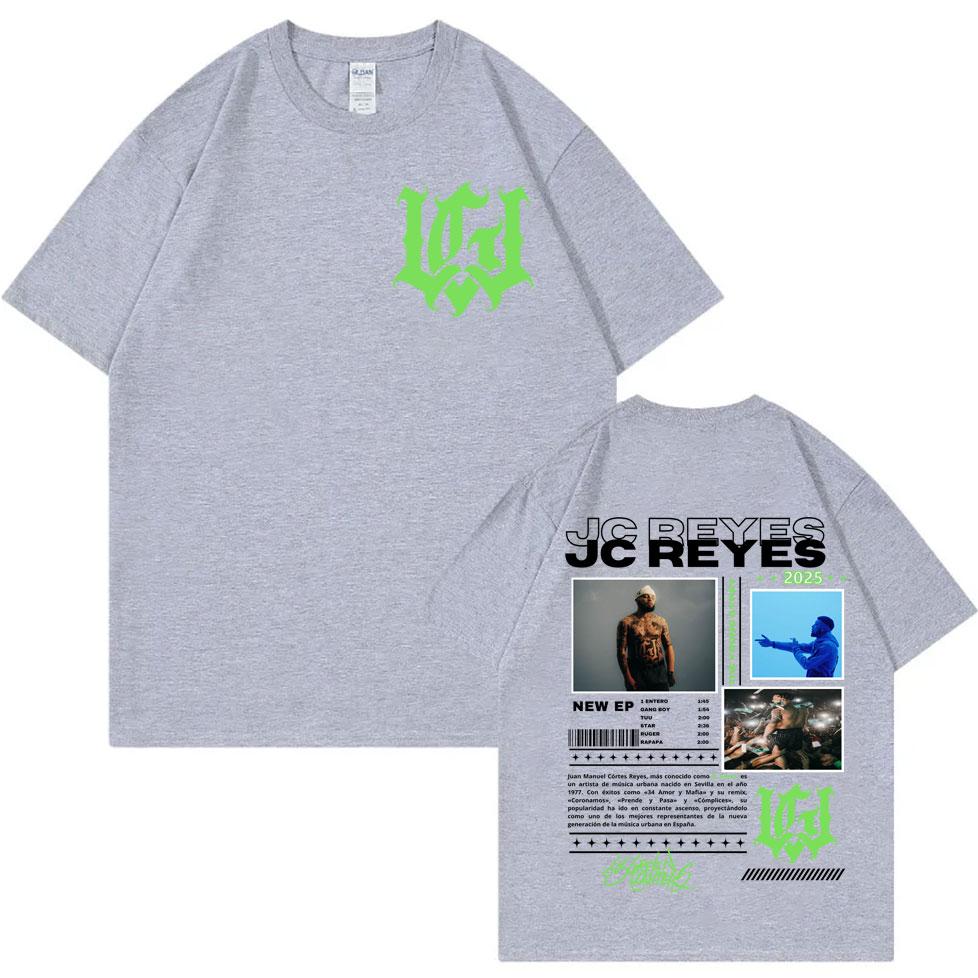 Rapper Jc Reyes Tour 2025 Merch T Shirt Unisex Unisex Harajuku Hip Hop Pop Music Tshirt Summer Fashion Casual Short Sleeve Tshirts