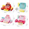 Children Cash Register Toys For Boys Girls Supermarket Cashier Calculation Analog Scanner Play House
