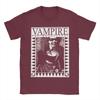 Men Vampire the Masquerade  T Shirts  Cotton Tops Summer Y2K Basic ShortSleeved TShirt O Neck Harajuku Casual Tee Shirt