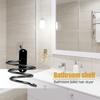 Hair Dryer Holder Hairdressing Blower Bracket Wall Mounted Hanging Hotel Bathroom Shelves Hanger for Household Accessory