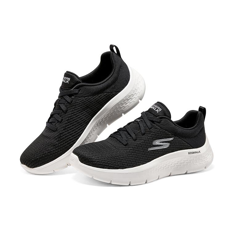 (WMNS) Skechers Go Walk Flex 'Alani - Black White' Women's 124952-BKW
