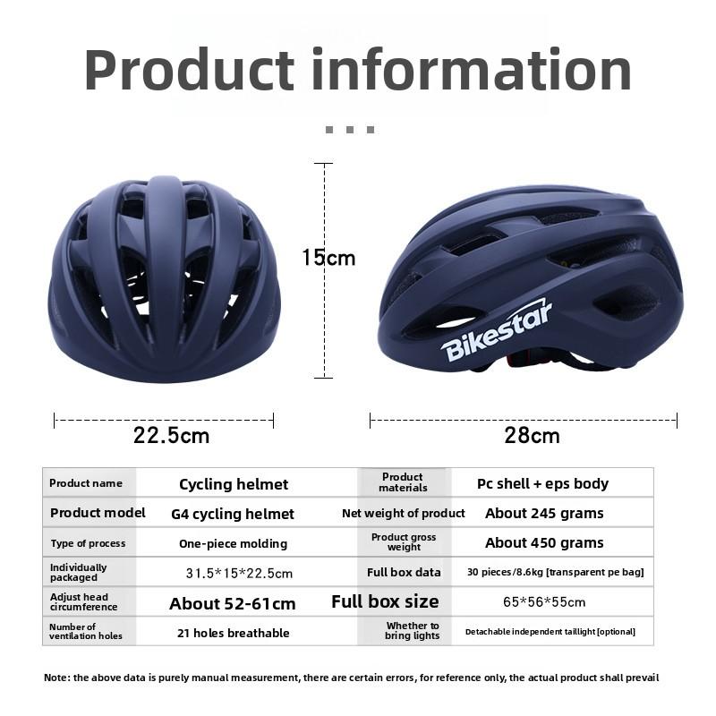 Mountain Bike Half Helmet One-Piece Molded Unisex PCEPS Material Four-Season Protective Safety Cap Adult Sport Cycling Inline