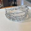 Multilayer Diamond Crystal Crown Hairband Headband Wedding Birthday Party Queen Princess Jewelry Hair Accessories Headwear
