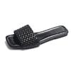Fashion Ladies Shoes On Offer 2025 Open Toe Women's Slippers Outdoor Beach Slippers Women Plus Size Square Toe Weave Flat with Sandals