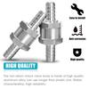 Car One Way Fuel Non Return Check Valve 6/8/10/12mm for Peugeot Renault Universal Petrol Diesel Aluminium Alloy Tool Accessories
