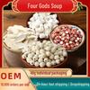 Four Gods Soup Tea Bags: Yam, Poria, Lily Seed, Euryale Seed – Individually Packaged for Adults & Children