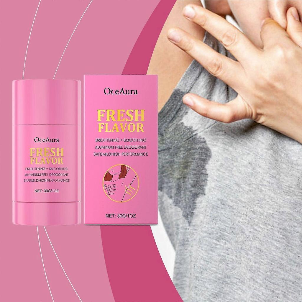 Underarm Cleansing Stick, Long-Lasting Freshness, Odor & Stain Removal, Gentle & Brightening ,30g