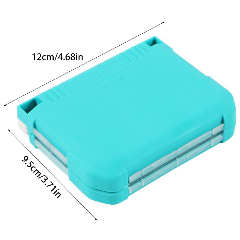 Waterproof Storage Fishing Tackle Box With Removable Dividers Large Capacity Easy Carrying For Different Bait Hooks