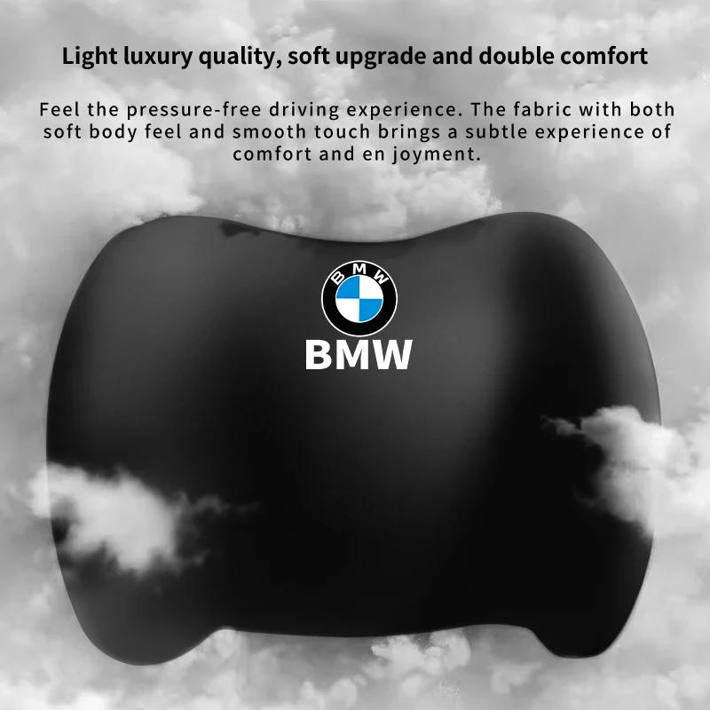 Car Sticker 2025 Hot Car Seat Headrest Lumbar Support Neck Cushion For BMW X1 X3 X4 X5 E90 E70 E60 E46 F30 F10 F15 F25 F30 G30 G