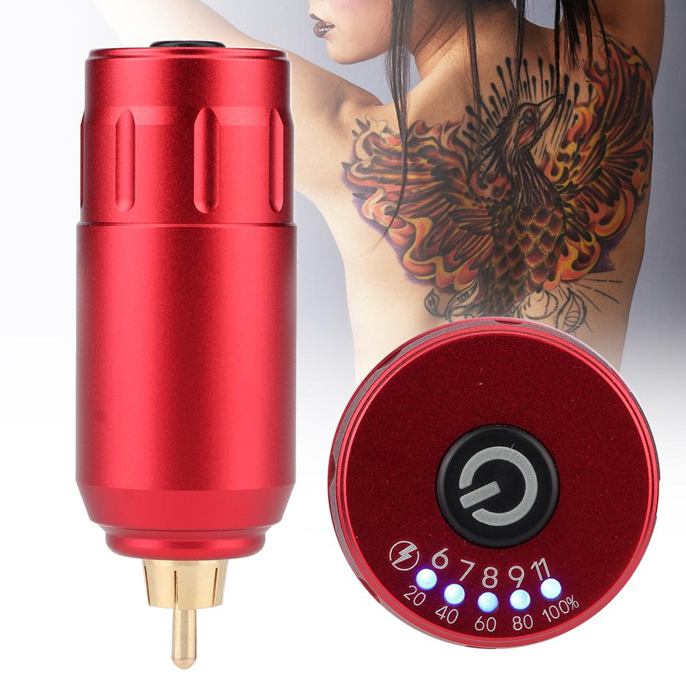 Wireless Power Supply Ultra Light Mobile Battery Pack 1200mAh RCA Connection for Tattoo Pen