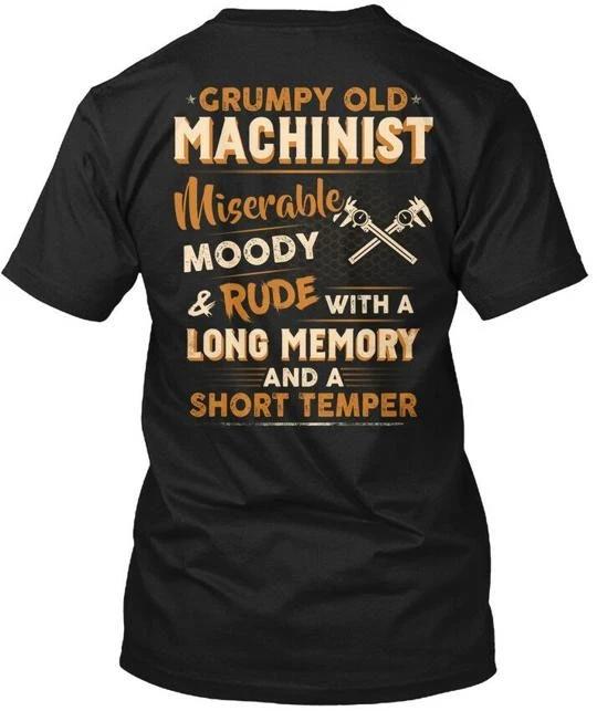 

Machinist - Grumpy Old Moser Moody & TTshirt Made in the USA Size S to 5XL M