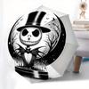 1 Automatisches Öffnen Jack Skellington, Albtraum vor Weihnachten Thema Bunter 8-Rippen Tragbarer Regenschirm für Männer und Frauen, Ein Kompakter Pendlerbegleiter