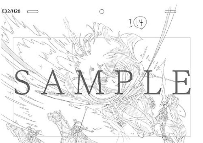 Attack on Titan 3D mobile line art collection Arufumi Imai 2 original art original art storyboard setting document (setting collection, collection,