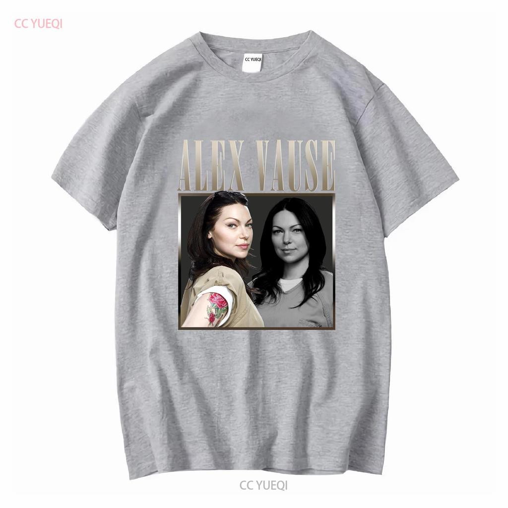 Alex Vause Vintage T shirt SweaT 90s s Laura Prepon Vintange long or short sleeves vintage Washed Casual fashion Stretched
