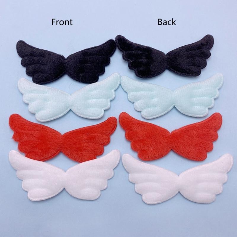 Handmade Craft Project Kits Crafting Headband Angel Wing Applique Shoes Patches Sewing Headband Accessories
