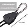Pulley Ratchets Rope Lock Tie Down Strap 1 8 Inch Adjustable Hanger Strong Suspension for Kayak Camping Canoe Equipment Fastening