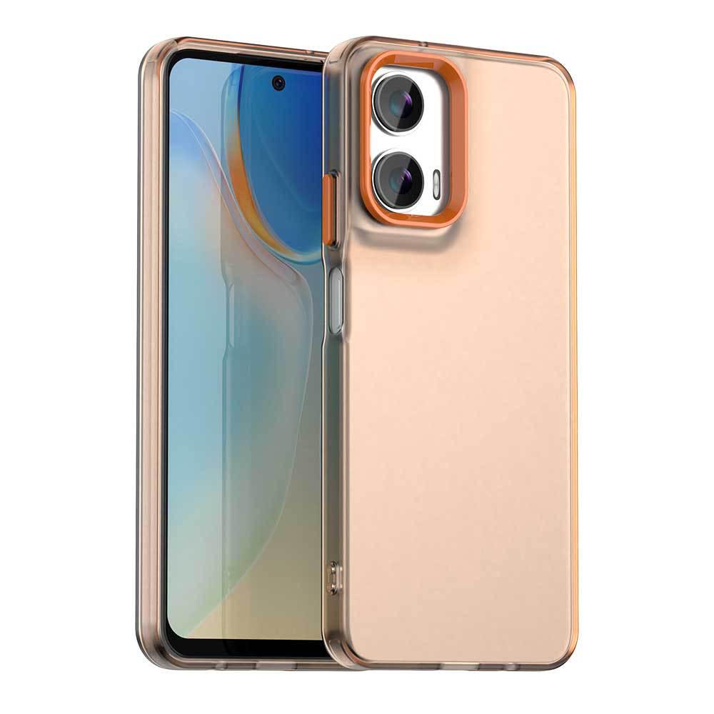 Frosted Transparent Phone Case for Motorola Edge 50 Neo and Moto G35 5G