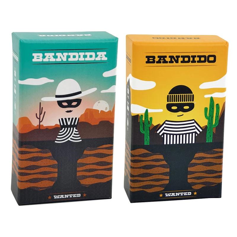 Bandido Bandida Family Table Game 1-4 Players Strategy Card Game For Party Fun With Chinese English Explanations