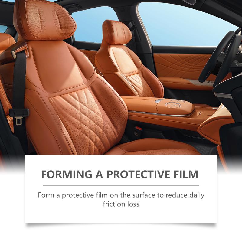 Leather Care Paste for Car Seats Interior Renovation Cleaner Protector Restores Shine Nourish Reduce Friction Easy Application