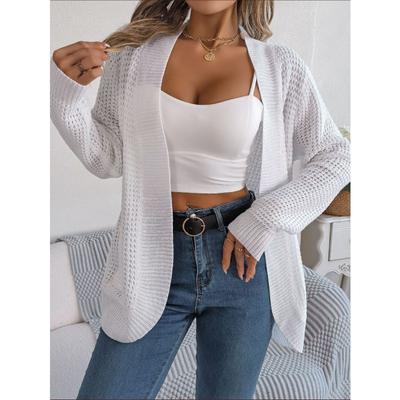 Women's Autumn and Winter Casual Pocket Long Sleeve Knitted Cardigan Sweater