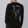 Vans Back Print Casual Sport Hoodie Unisex Tops Black VN0A4MUSBLK