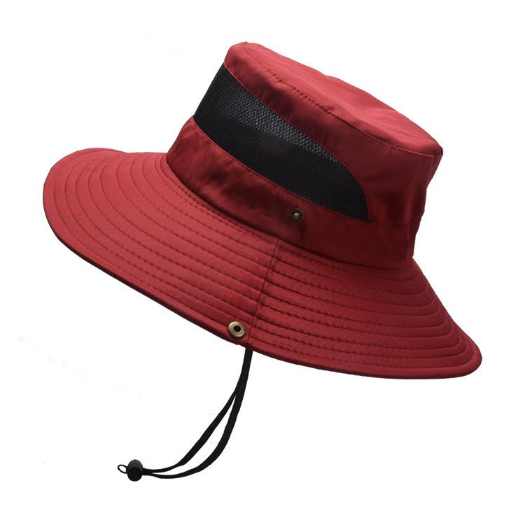 Rainproof Sun Hat Men and Women Sun Hat Bucket Hat Fashion Versatile Anti-ultraviolet Camping Fishing Fisherman Hat Men