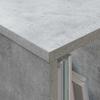 Magazine Shelf Concrete Grey 102 x 30 x 45 cm
