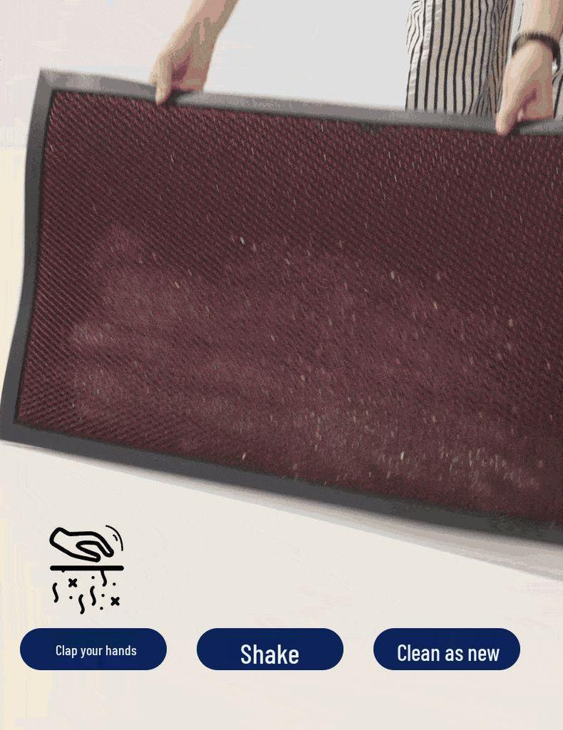 Non-Slip Outdoor Entrance Doormat - Elastic and Durable Front Door Mat