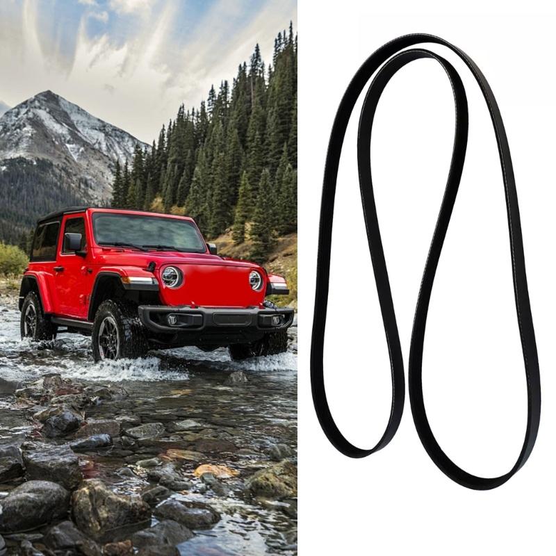 Rubber Engine Serpentine Drive Belt Stable 53032857AB Suitable for 3.8L 2007-2011 Smooth Operations Car Auto Accessories