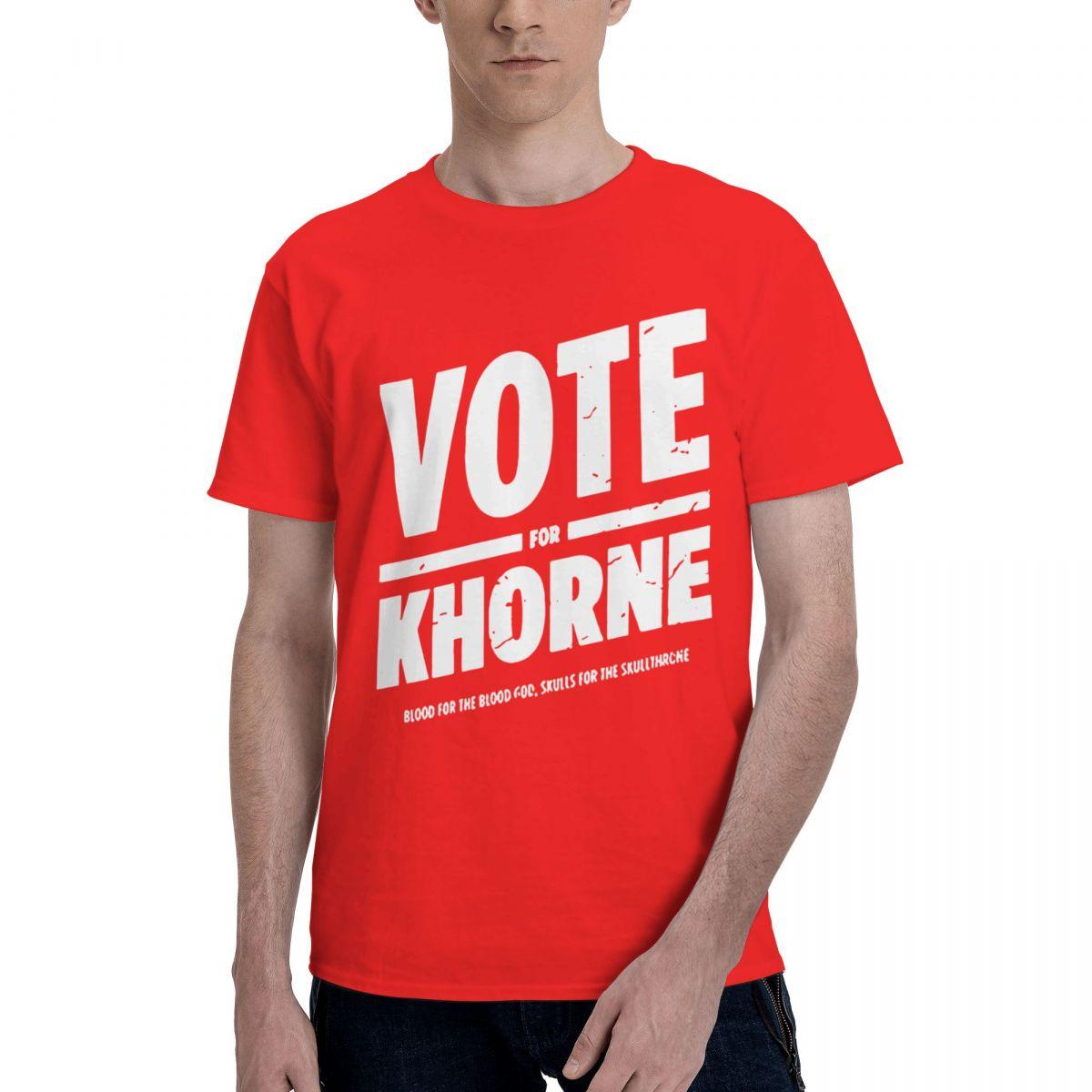Vote For Slaanesh Damaged 100 Cotton Casual Breathable Confortable Cute Mens Clothing Brands Mens Tops S