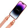 Pro iPhone 16 Pouzdro Tekutý Silikon Slot na Kartu Měkký Kryt na Telefon se Šňůrkou