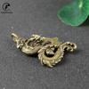 Vintage Copper Chinese Zodiac Dragon Statue Ornaments Brass Animal Miniatures Figurines Desk Car Keychains Decorations Craft