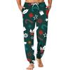 Men's Christmas Printed Thermal Pajama Pants for Winter Sleepwear