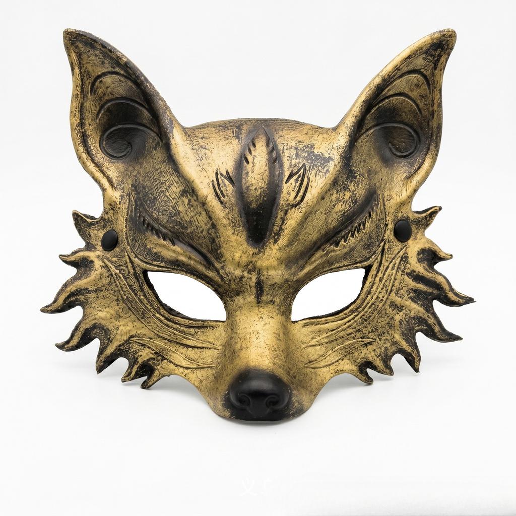 PU Animal Mask Halloween Carnival Party Dress Up Accessory