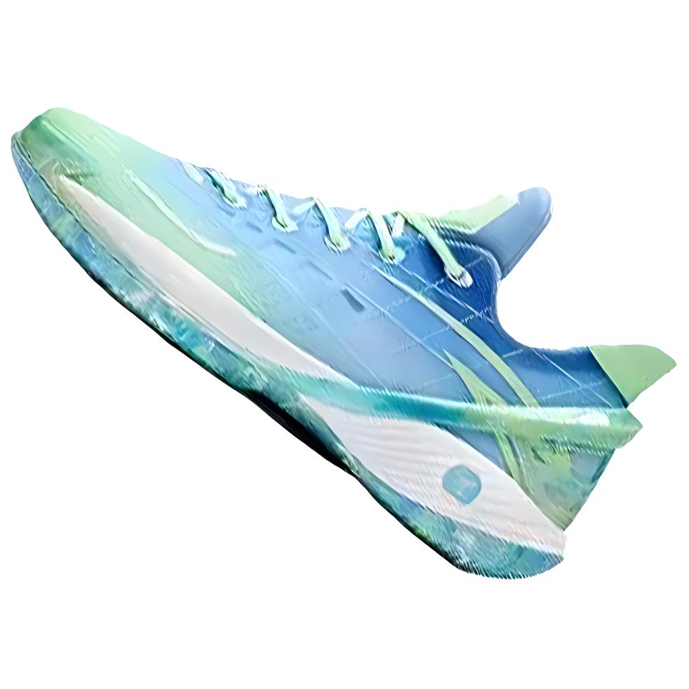 Anta Lightweight Series Comfortable Simple Shock Absorption Non-Slip Low-Top Basketball Shoes Men Sneakers Blue Green 112421614-4