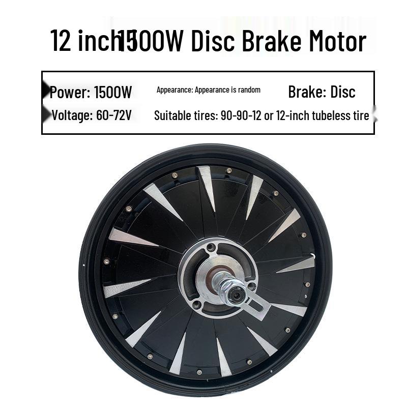 12-inch 2000W 72V High-Speed Electric Scooter Motor for Ninebot Xiaoniu, Modified to 3000W