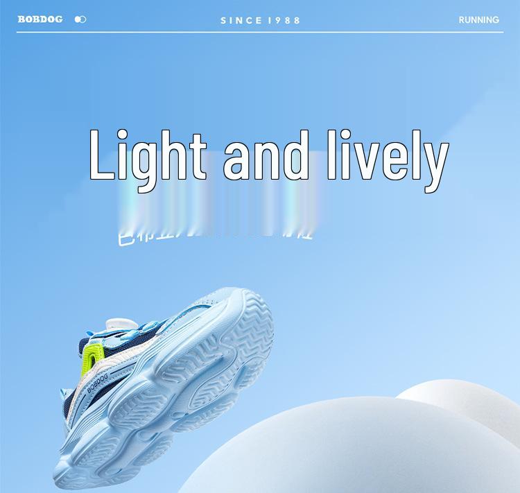Babudou Kids' Breathable Mesh Running Shoes - Spring/Autumn Sports Sneakers for Boys and Girls