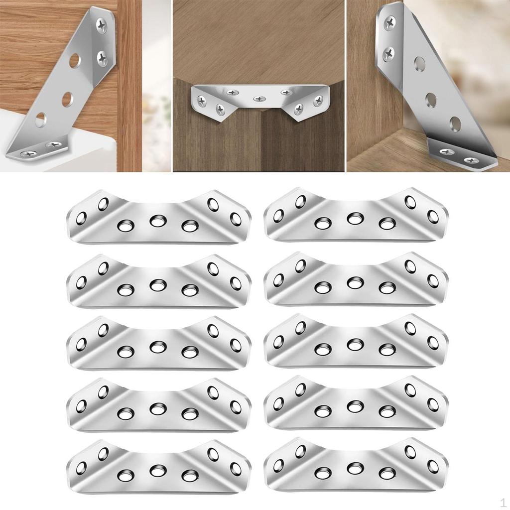 10 stück Edelstahl Winkel Code Ecke Klammer Möbel Stecker Klammern für