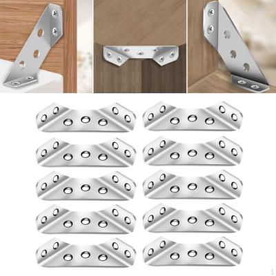 10 חתיכות פלדת אל חלד זווית קוד סד ריהוט מחבר סוגריים עבור