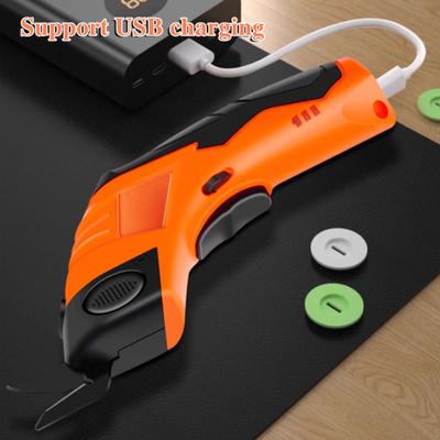 Cordless Electric Scissor with Rotating Blade Ergonomic Handle Battery Operated Rechargeable