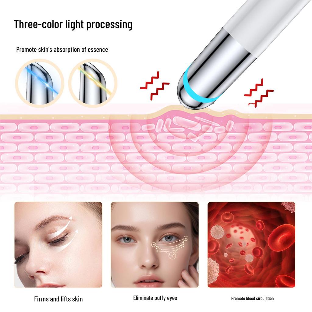 Elektrischer Augenmassagegerät mit Wärmekompression zur Entfernung von Augenringen und Schwellungen