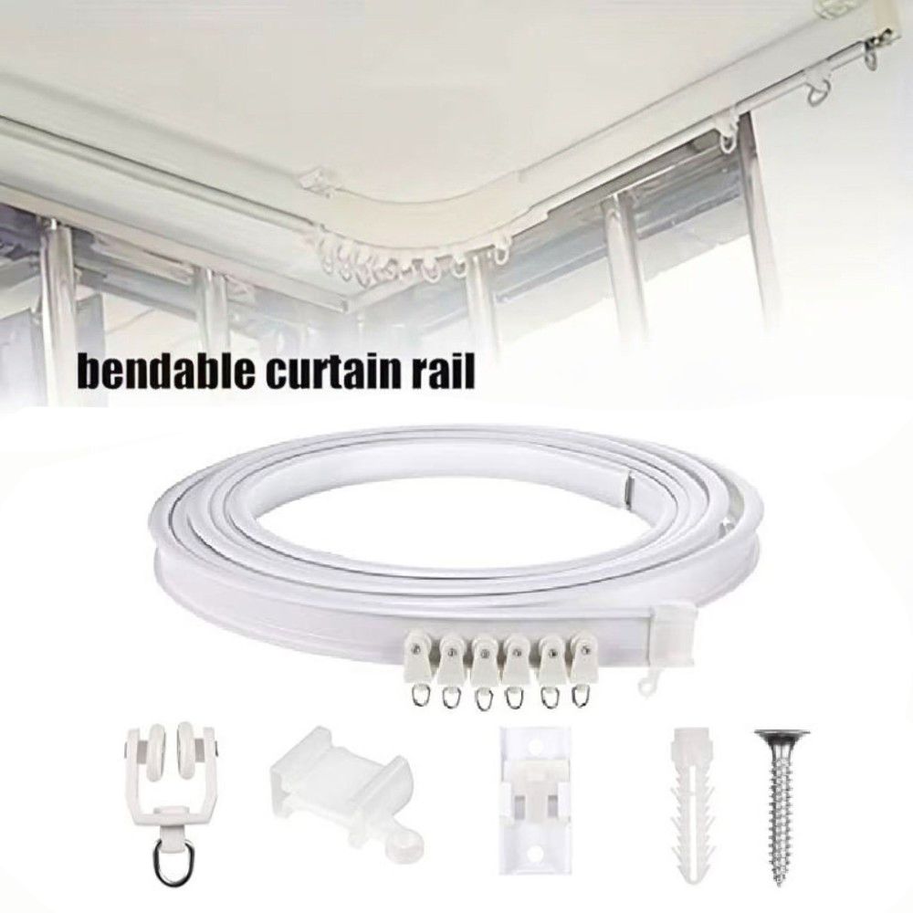 Bendable Design Bendable Curtain Track Silent Track Room Divider Track Ceiling Mount