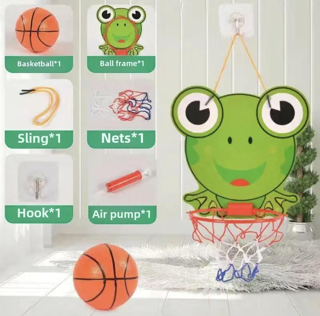 Aro de baloncesto de pared ajustable para niños y niñas