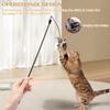 Interactive Cat Toys Rechargeable Interactive Chirping Flapping Bird Shaped Cat Toy Simulation Bird Toy with Sound Plush Cat Toy
