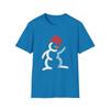 Unisex Softstyle T-Shirt Snowman  Hat Minimalist Winter Charm Holiday Christmas